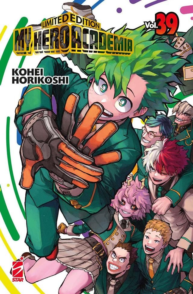 Star Comics My Hero Academia. Limited Edition. Con Poster. Vol. 39