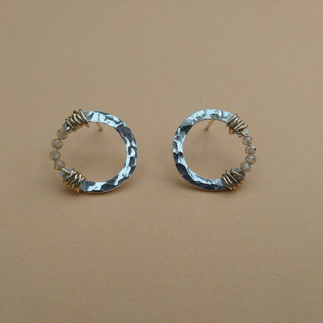 Cirkel oorstekers zirconia