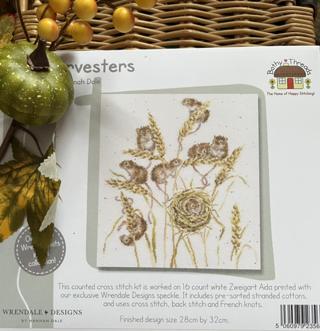 the Harvesters Counted Cross Stitch Kit by Bothy Threads