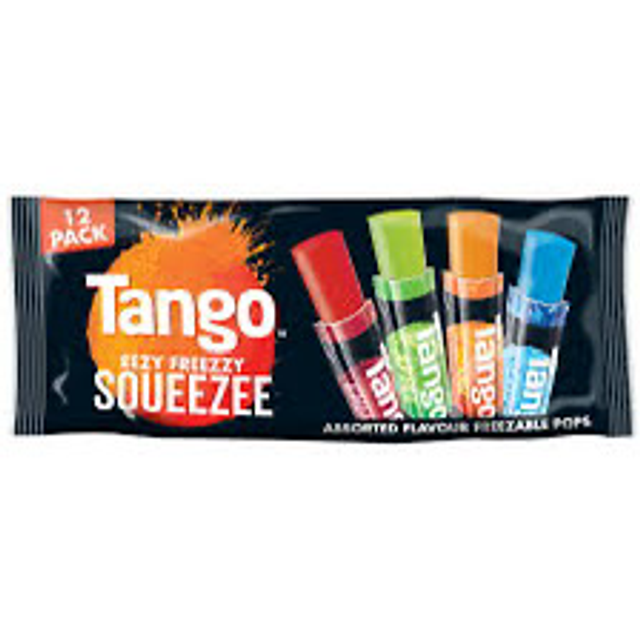 Tango eezy freezzy assorted freeze pops