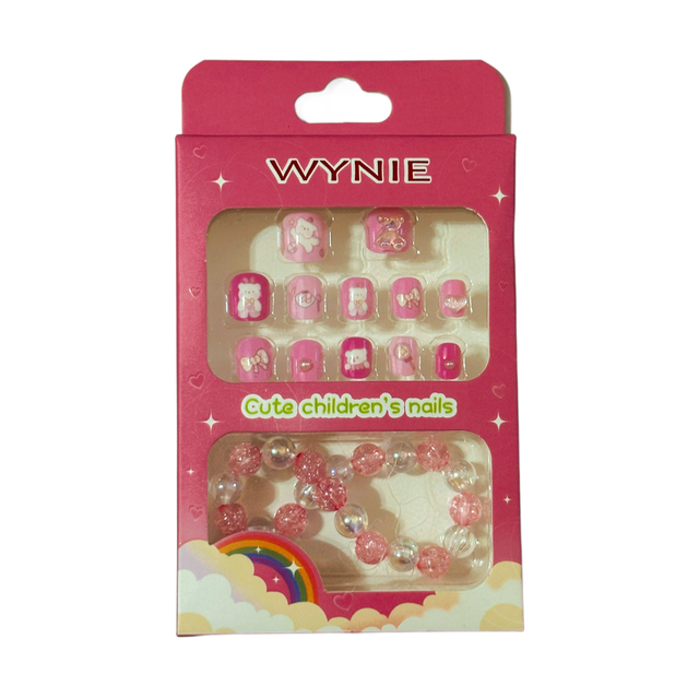 WYNIE GIRL’S STICK ON NAILS & BRACELET