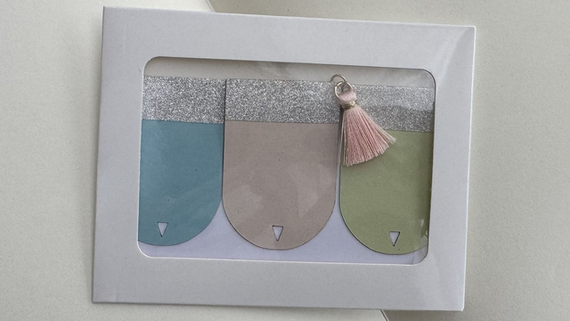 Les basics Aqua, coffret de 3 marque-pages magnétiques