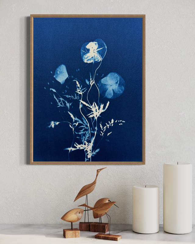 "Un jardin enchanté" Cyanotype original