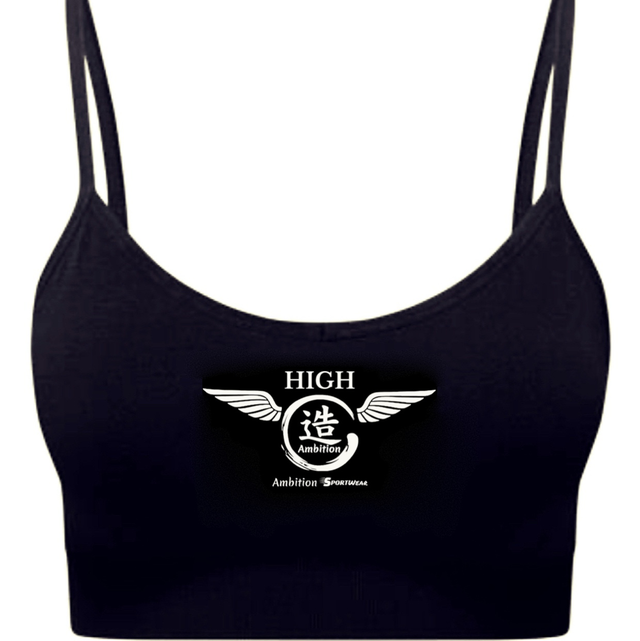 High Flier Sports Crop in light, moderate and full Support