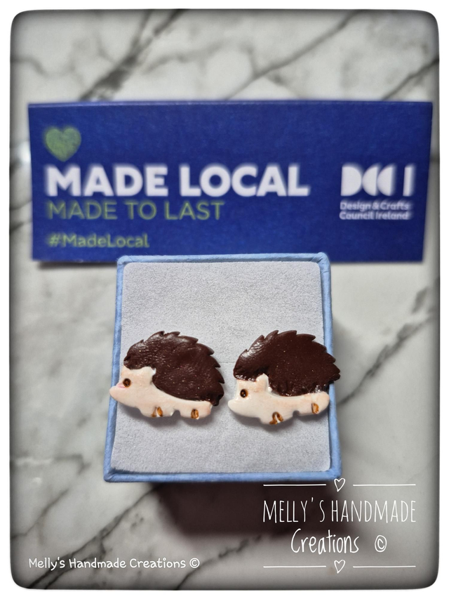 Hedgehog Stud earrings