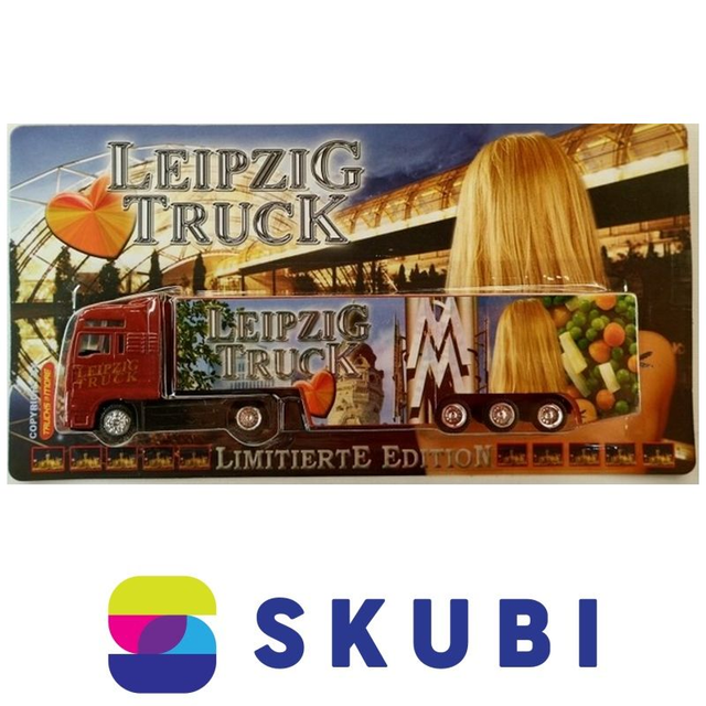Reklamní kamion s návěsem MAN - Leipzig Truck - model 1:87 H0