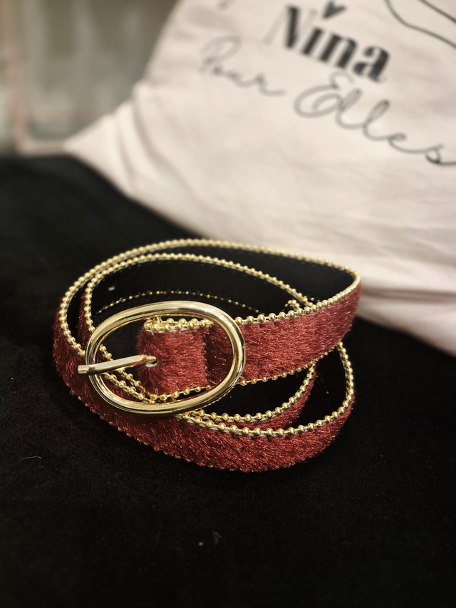 Ceinture bordeaux 