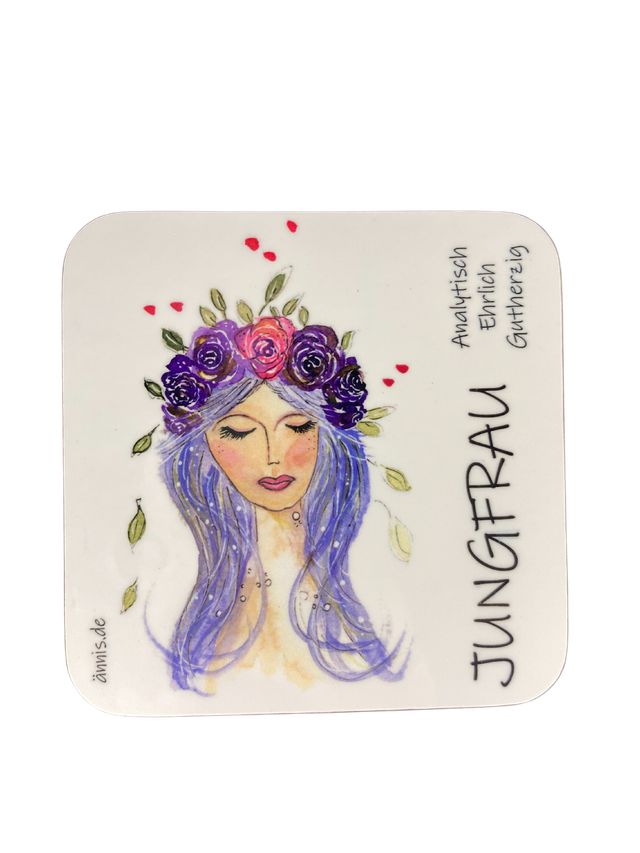 Untersetzer "Sternzeichen - Jungfrau"