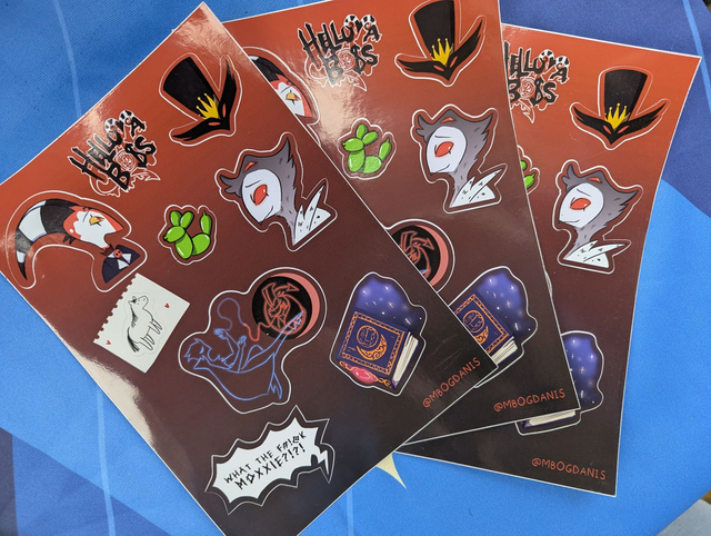 Helluva Boss Stickersheet