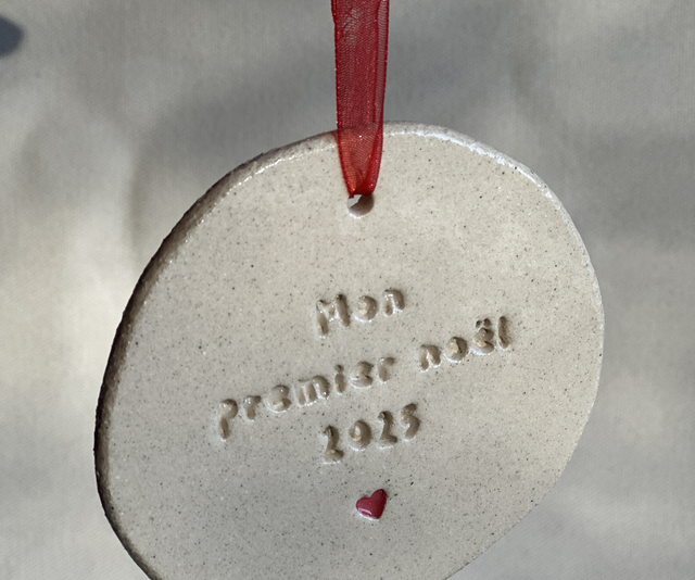 Déco sapin « Mon premier noël 2025 »