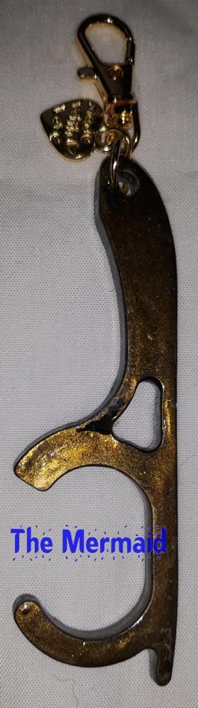 resin 'Don't-touch"-haak sleutelhanger (verschillende kleuren verkrijgbaar)