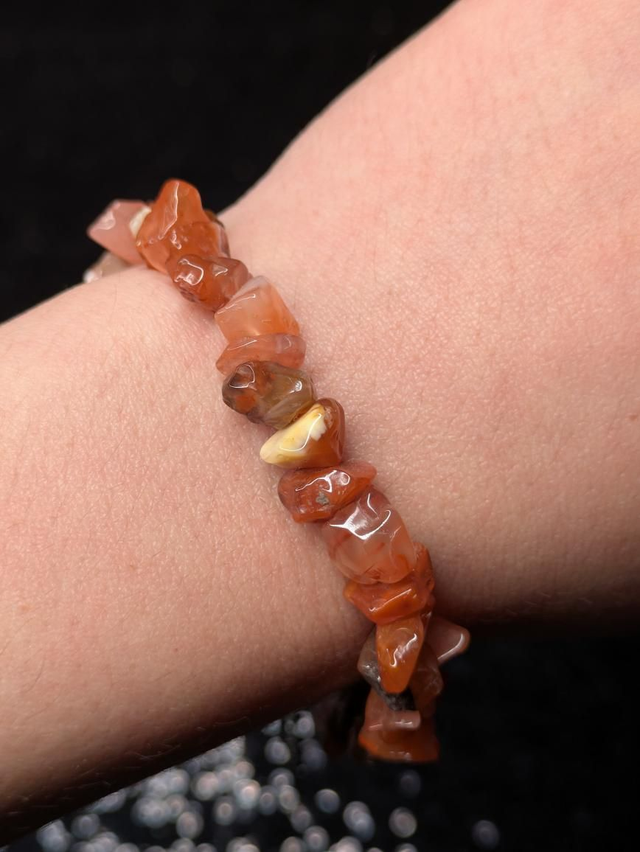 Bracelet cornaline baroque 