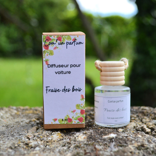Diffuseur pour voiture Fraise des bois 8ml