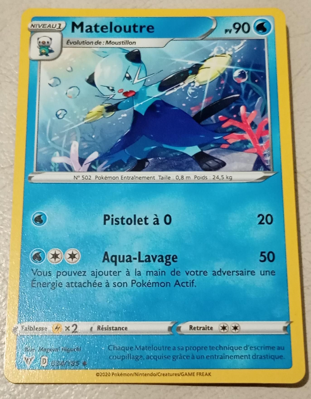 Carte pokémon Mateloutre