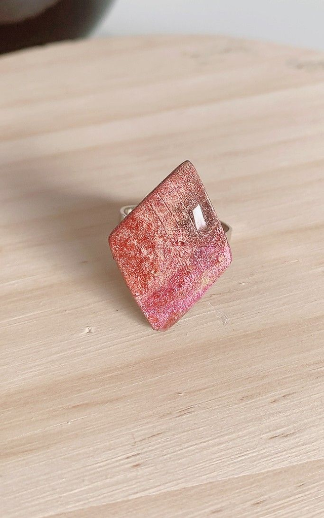 Bague "Flamme douce"