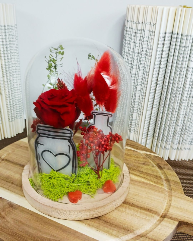 Herbier Secret - Cloche en verre 
