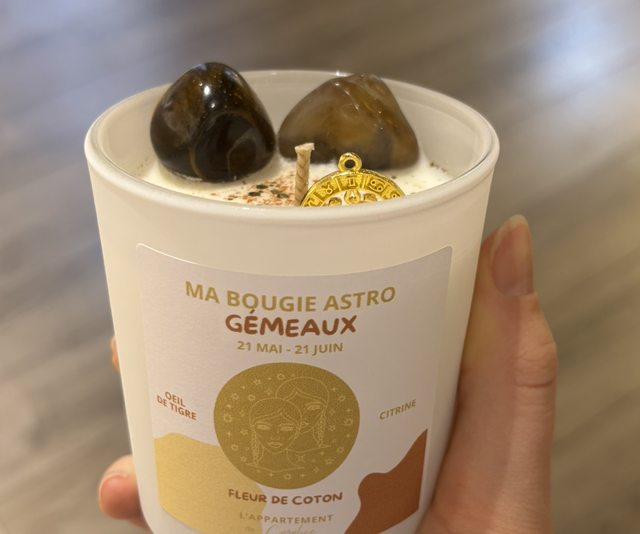 Ma bougie Astro Gémeaux