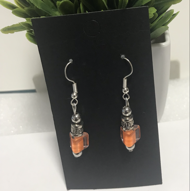 Peach Dangling Earrings- PCDE05
