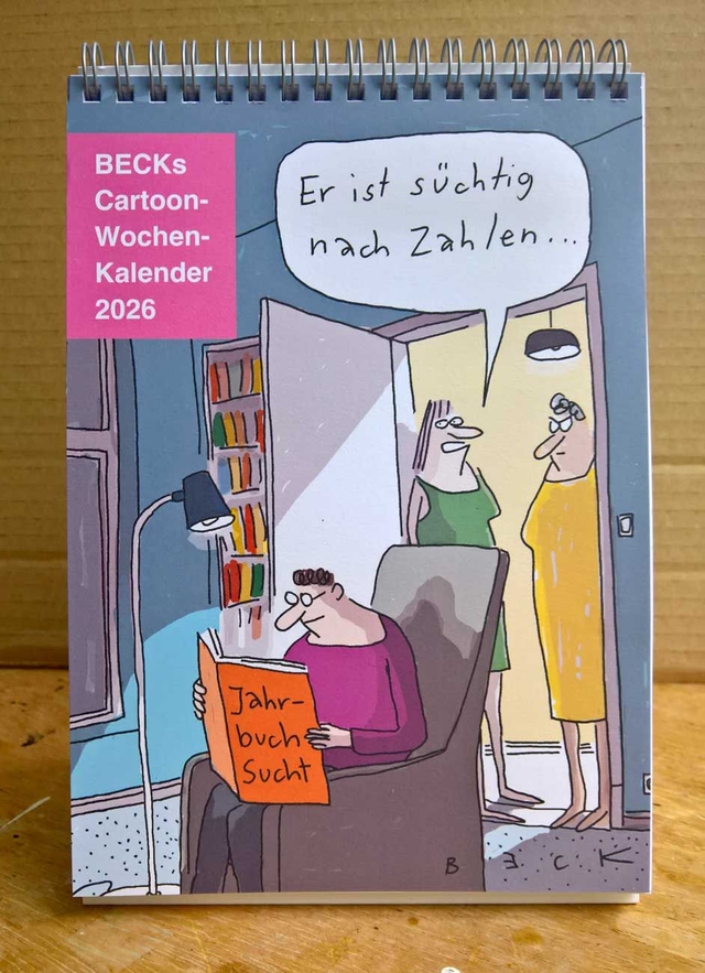 2026 Cartoon-Wochenkalender