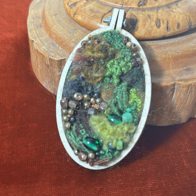 Woodland Textures Brooch