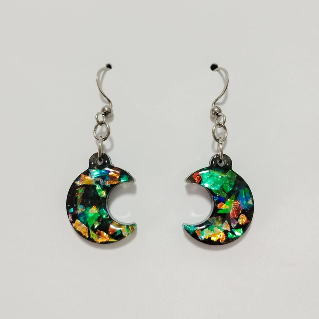 Pendientes Luna Brillos Nocturnos 