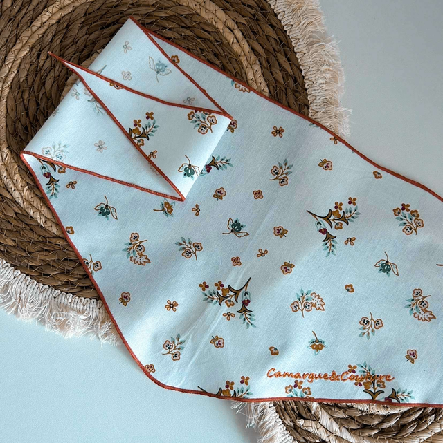 Foulard bandana Fayence orange