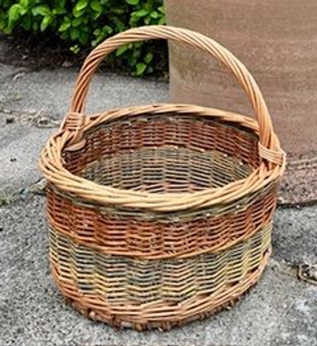 LR07 Round Shopper Basket by Laura Rowlatt ,  Willow