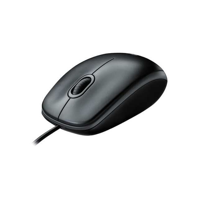 Logitech B100 USB Optical Mouse Black