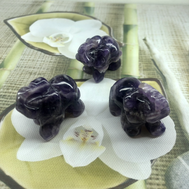 Éléphant Améthyste 