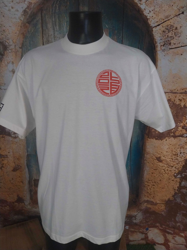 T-SHIRT BLANC HOMME(H19) DRAGON