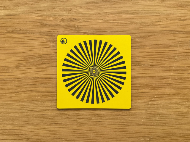 Yellow and Black Focus Star