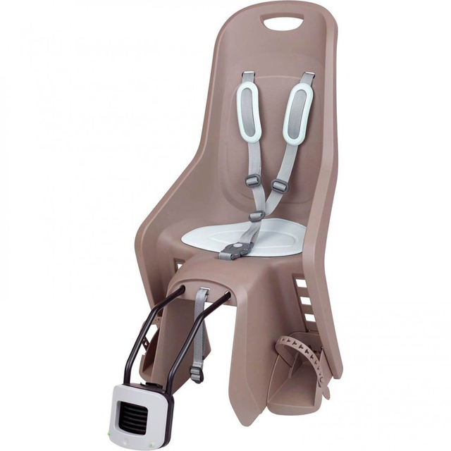 Polisport achterzitje Bubbly plus frame bev. brown/green