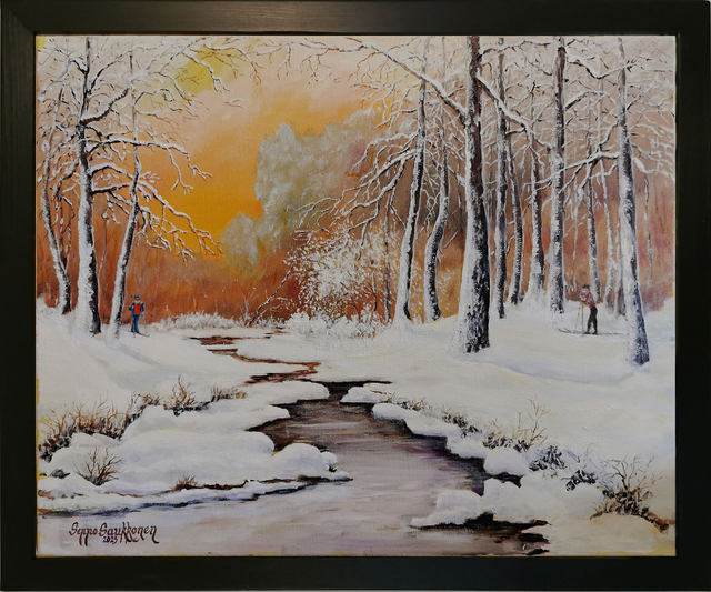 Täällä on silta (50x60 cm)