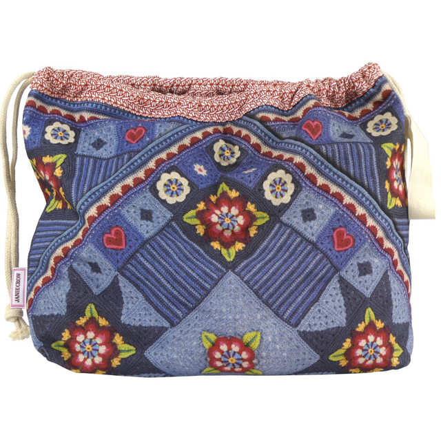 Indigo Dreams Drawstring Denim Bag