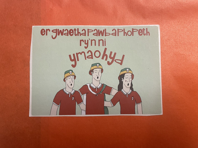 Sêl - Carys Pedler Yma o Hyd Sticer