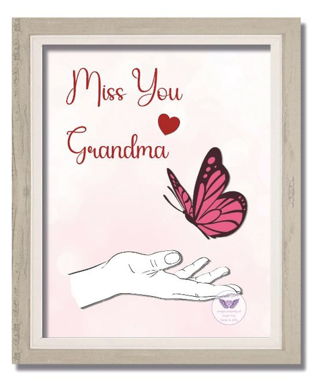 MYGM02B: Miss You Grandma (Butterfly)