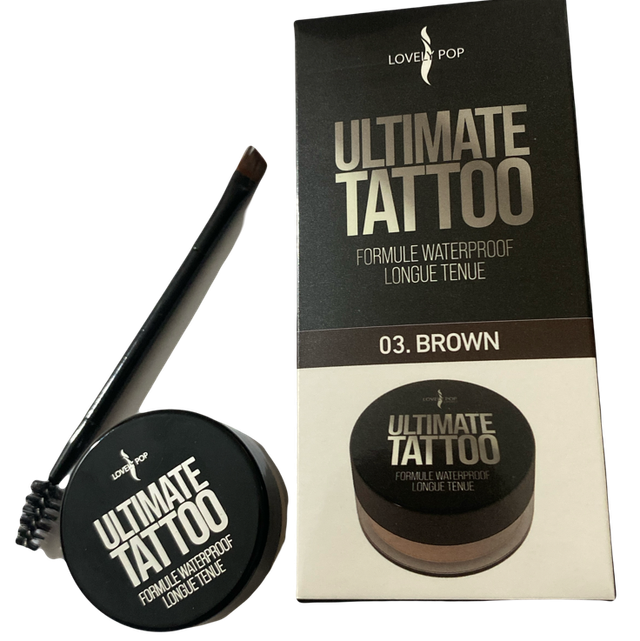 Crème teintée pour sourcils + pinceaux double embout - LOVELY POP