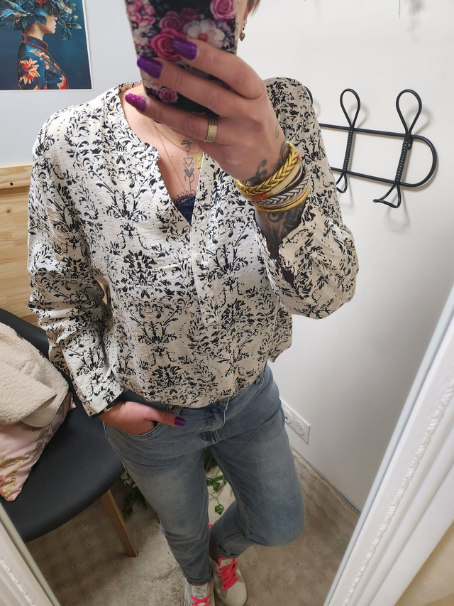 Blouse imprimée 