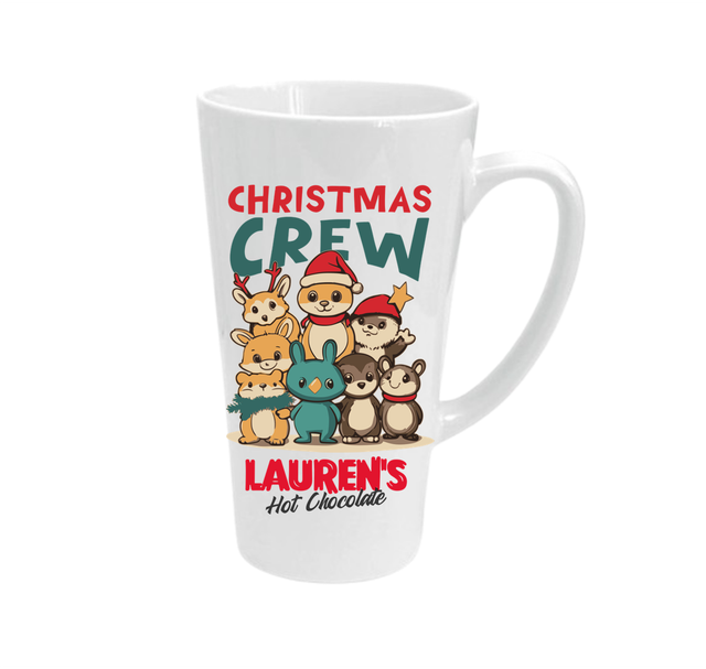 Latte Mugs - Christmas Crew
