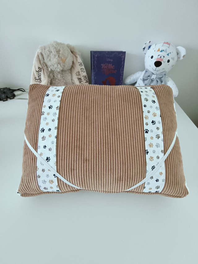 Coussin de Lecture Marron