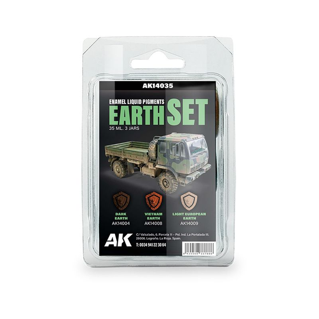EARTH SET – ENAMEL LIQUID PIGMENT