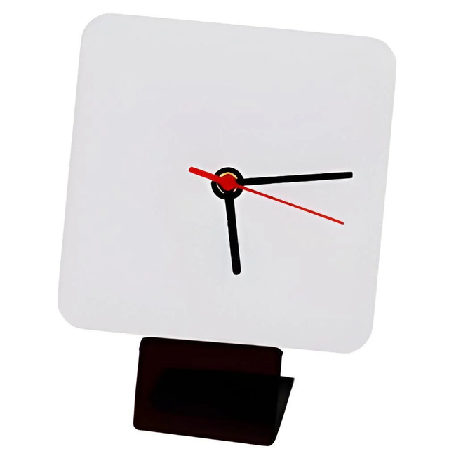 MDF Clock 12.7x12.7cm