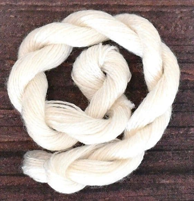 Cupro Embroidery Thread  recycled cotton Natural