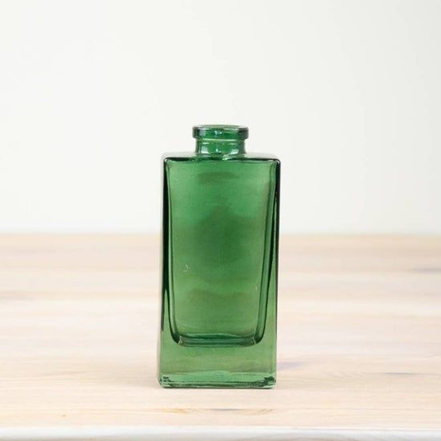 GLASS VASE - green 12cm