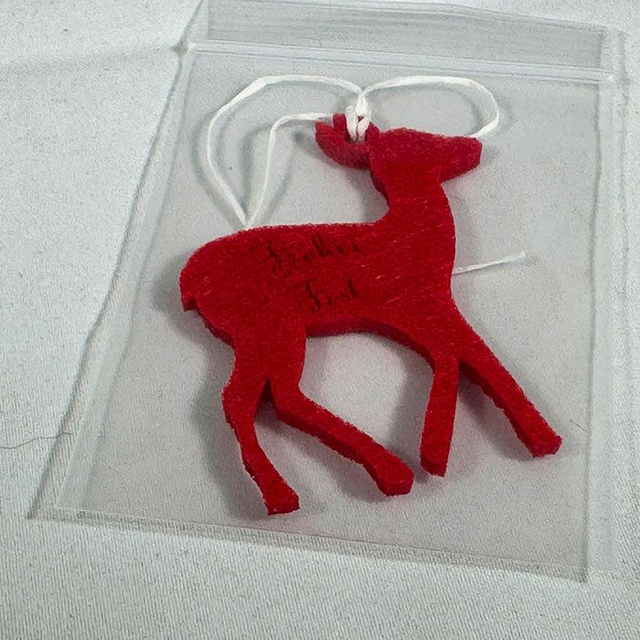 Filz Geschenkanhänger (Reh)