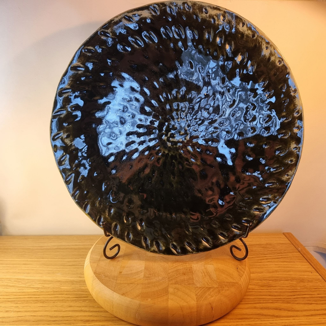 Large Handcrafted Decorative Plate