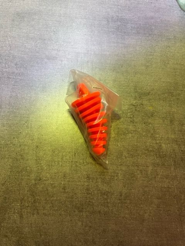 Bouchon Silencieux d'échappement pour moto, bouchon de lavage (orange fluo)