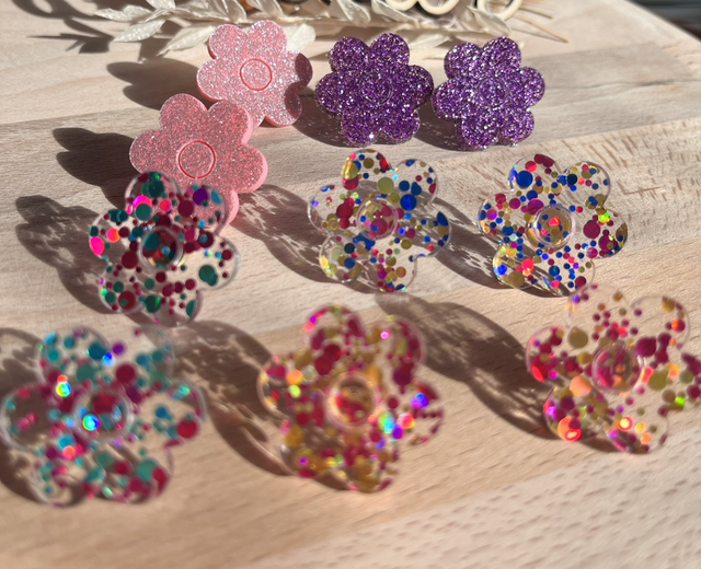 Boucles d’oreilles daisy 