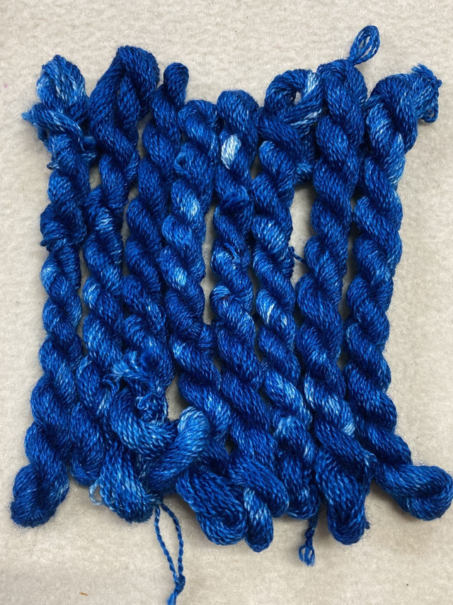 BFL Embroidery Thread  Bluefaced Leicester silk 6518