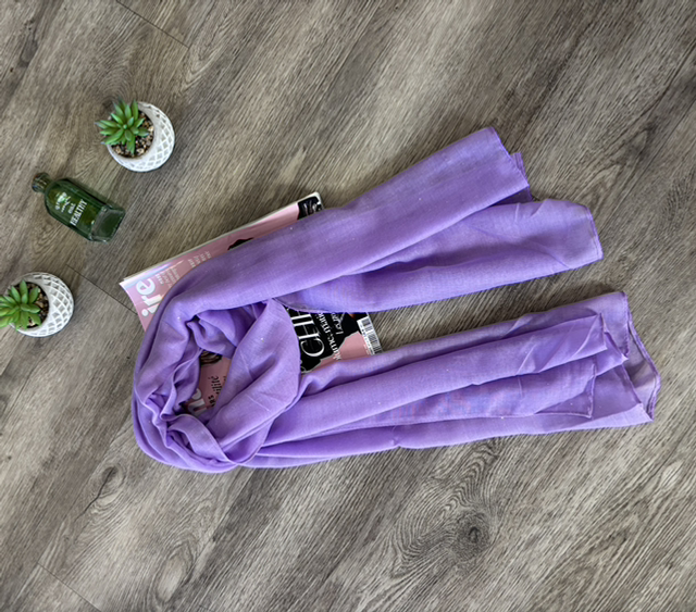Écharpe mauve 
